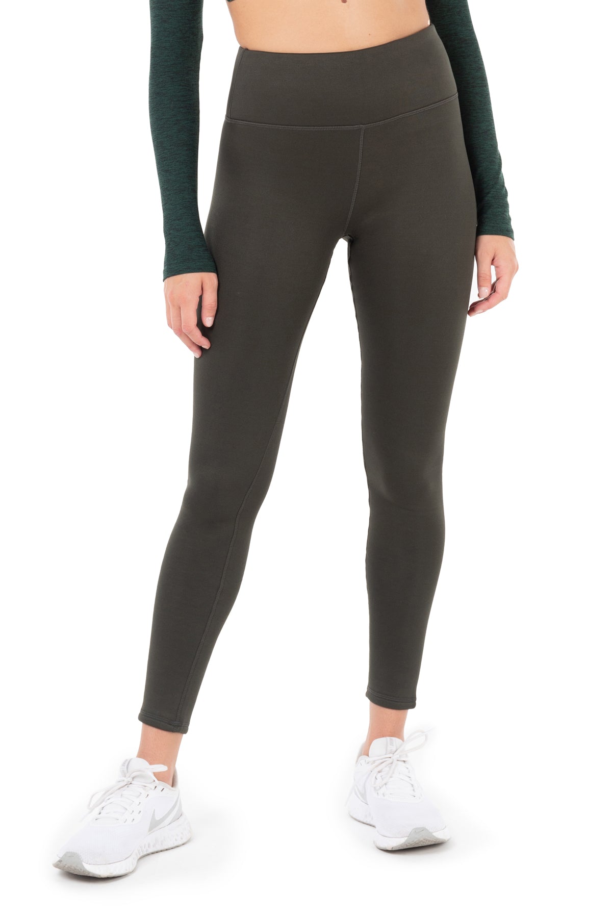 Stretch Fleece-Lined High Waist Leggings