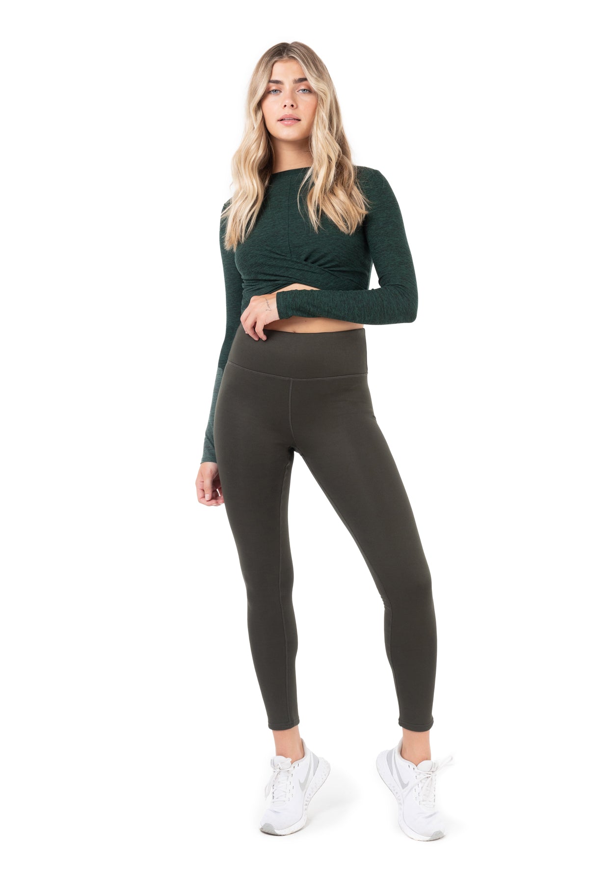 Stretch Fleece-Lined High Waist Leggings