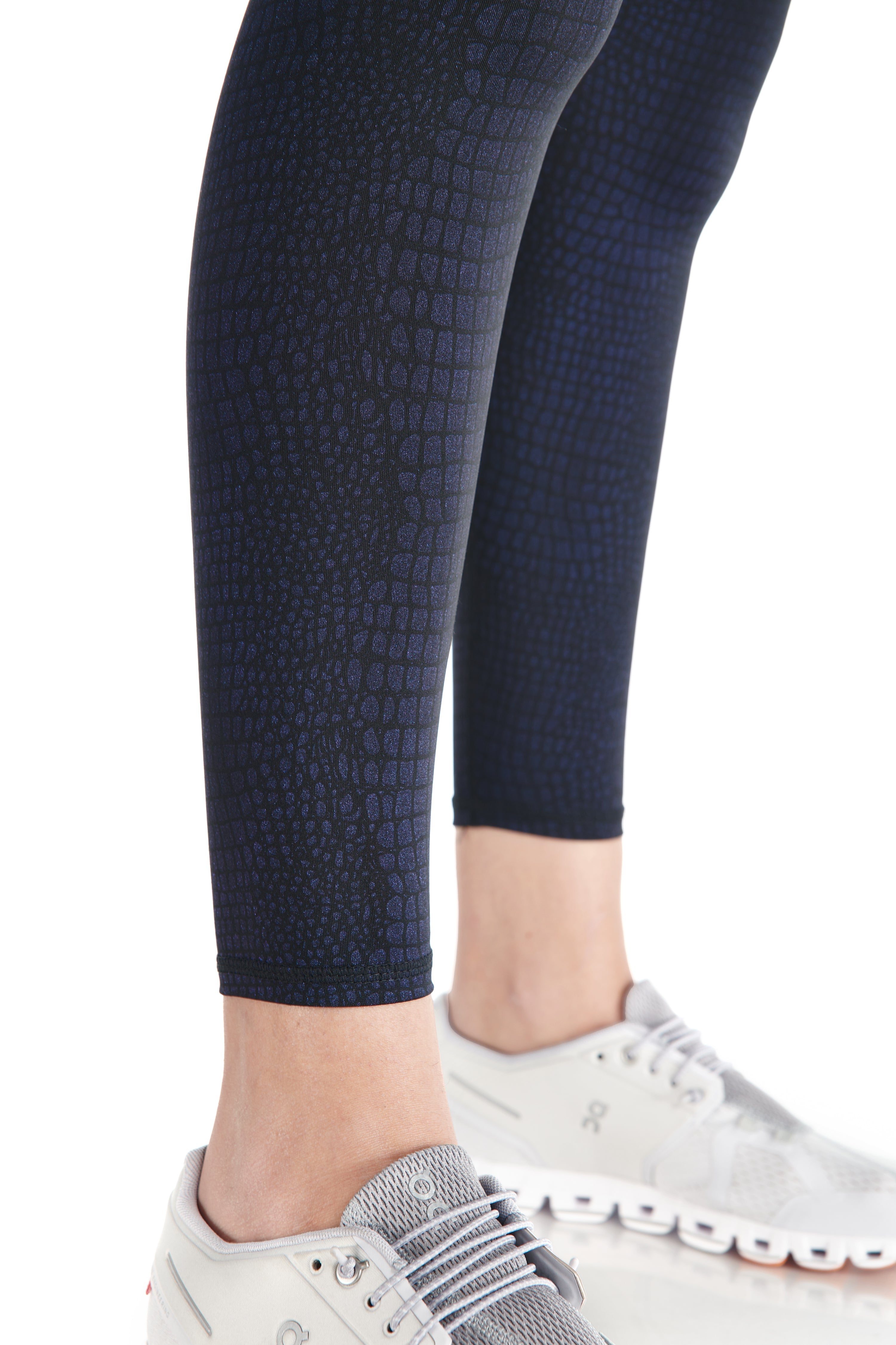 Viper Snakeskin High-Waist Leggings