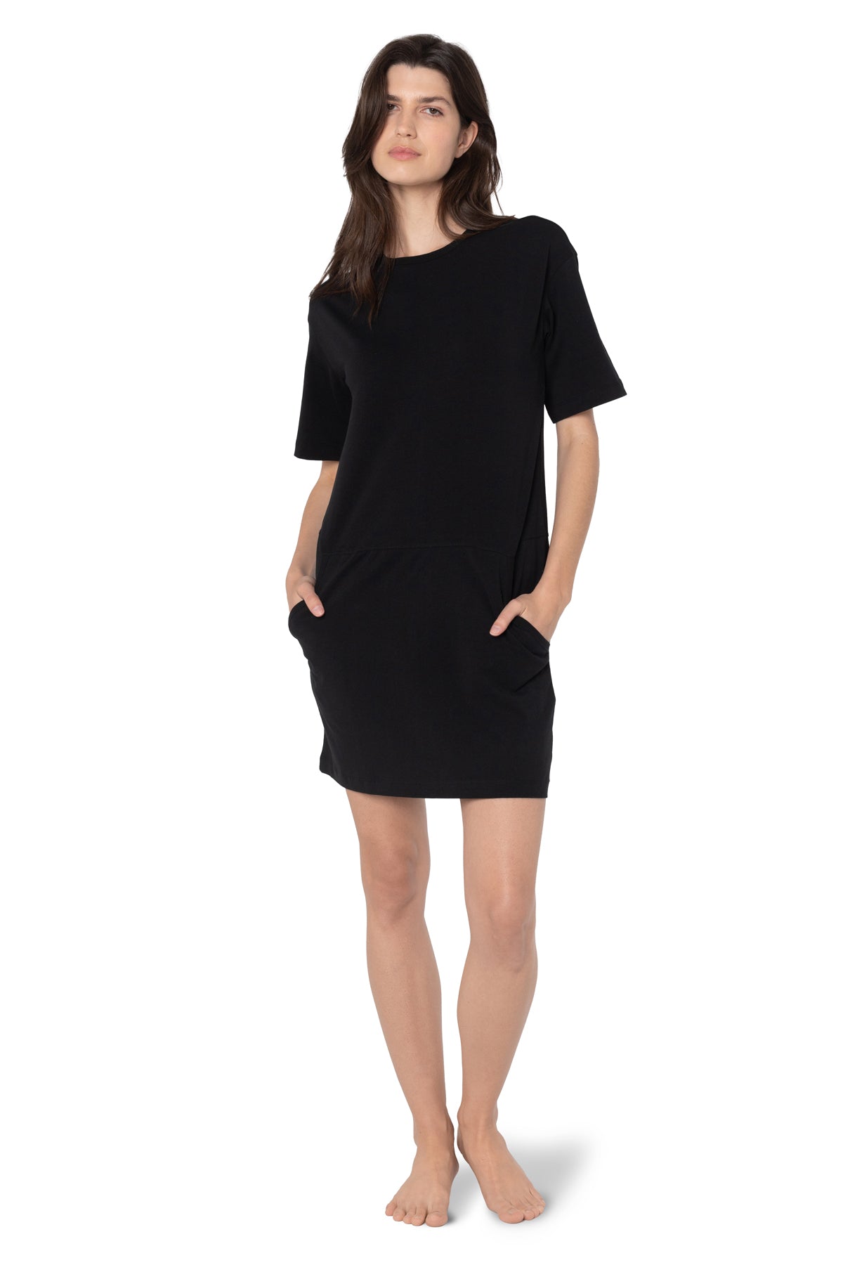 Robe Copenhagen à manches courtes et poches