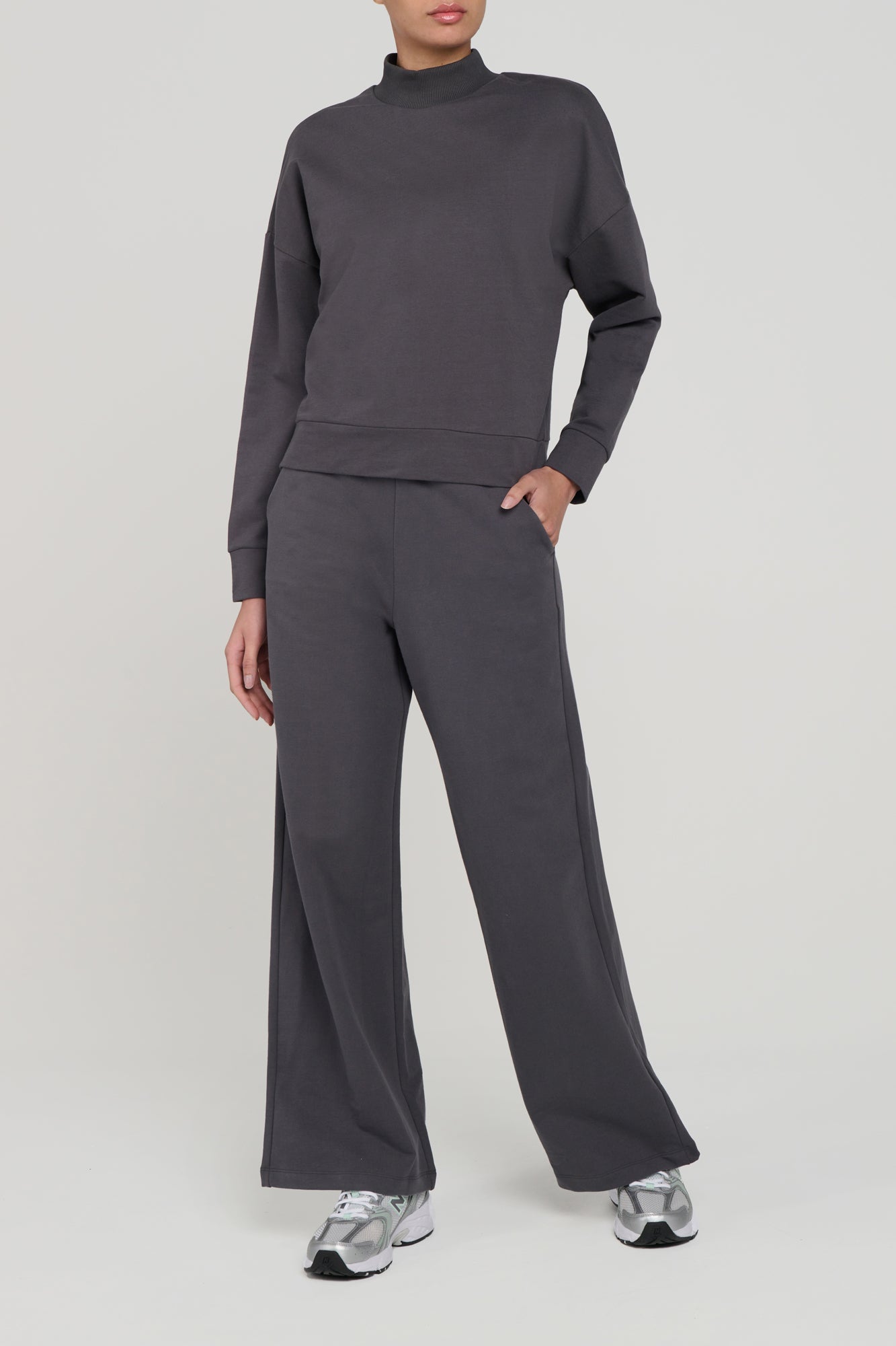 Zen Mock Neck Sweatshirt