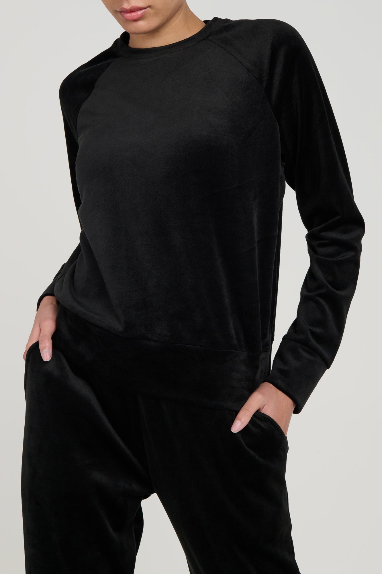 Manches longues en velours Poise