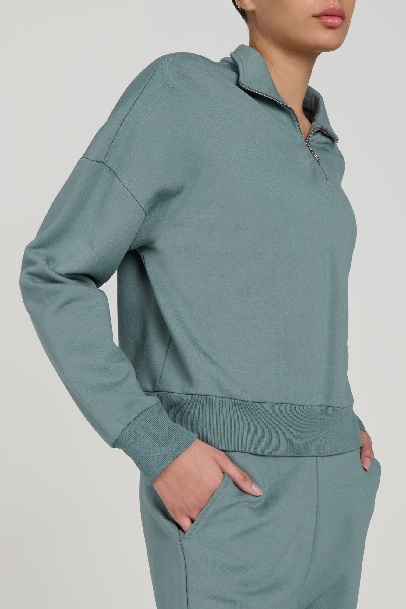 Pull à fermeture éclair 1/4