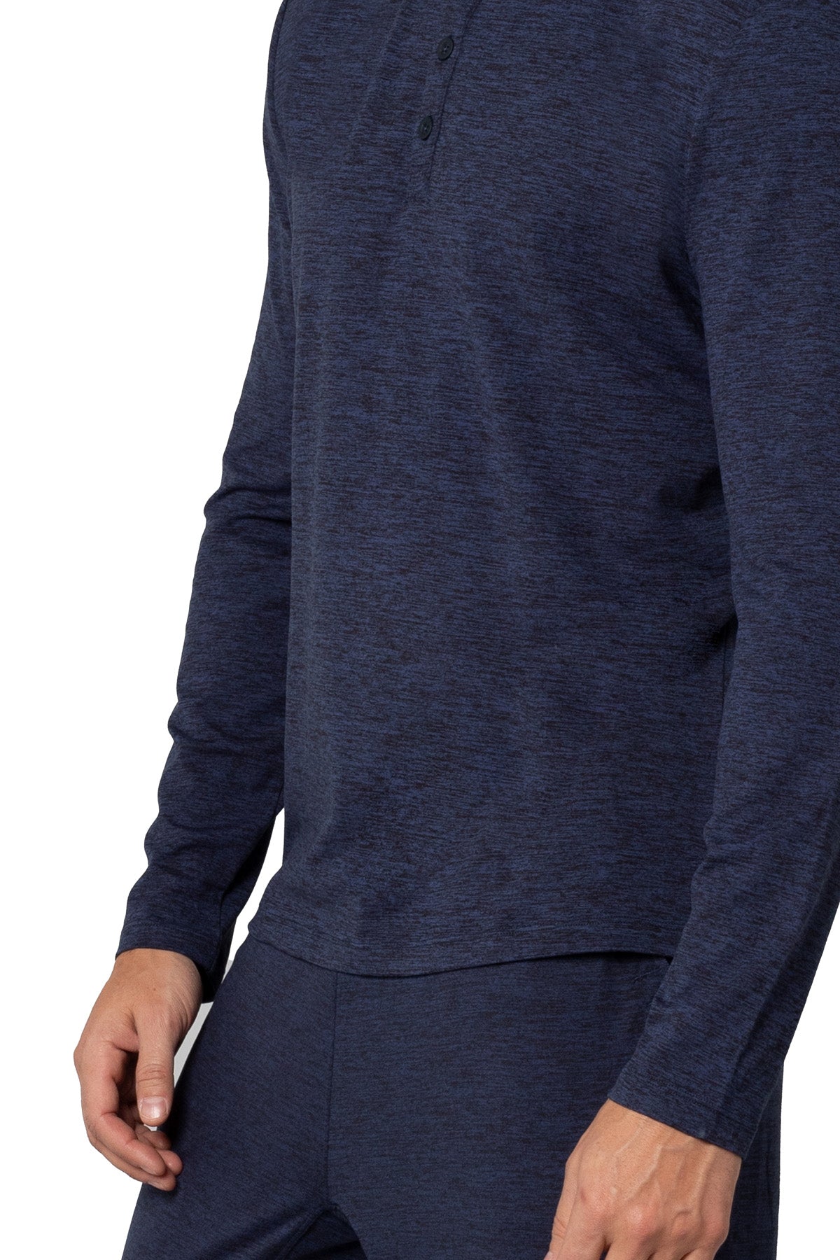 Men's Long Sleeve Henley T-Shirt