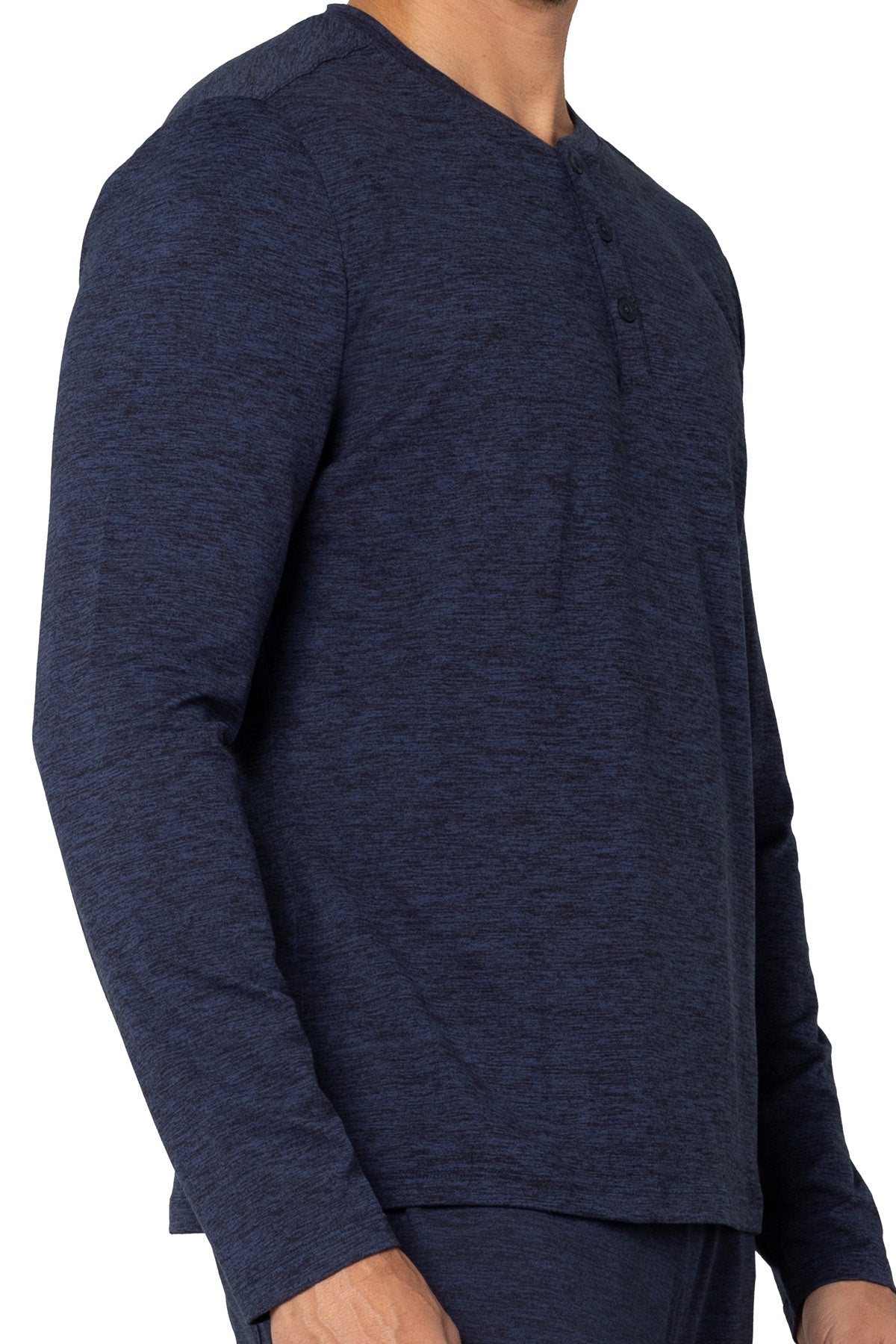 Men's Long Sleeve Henley T-Shirt