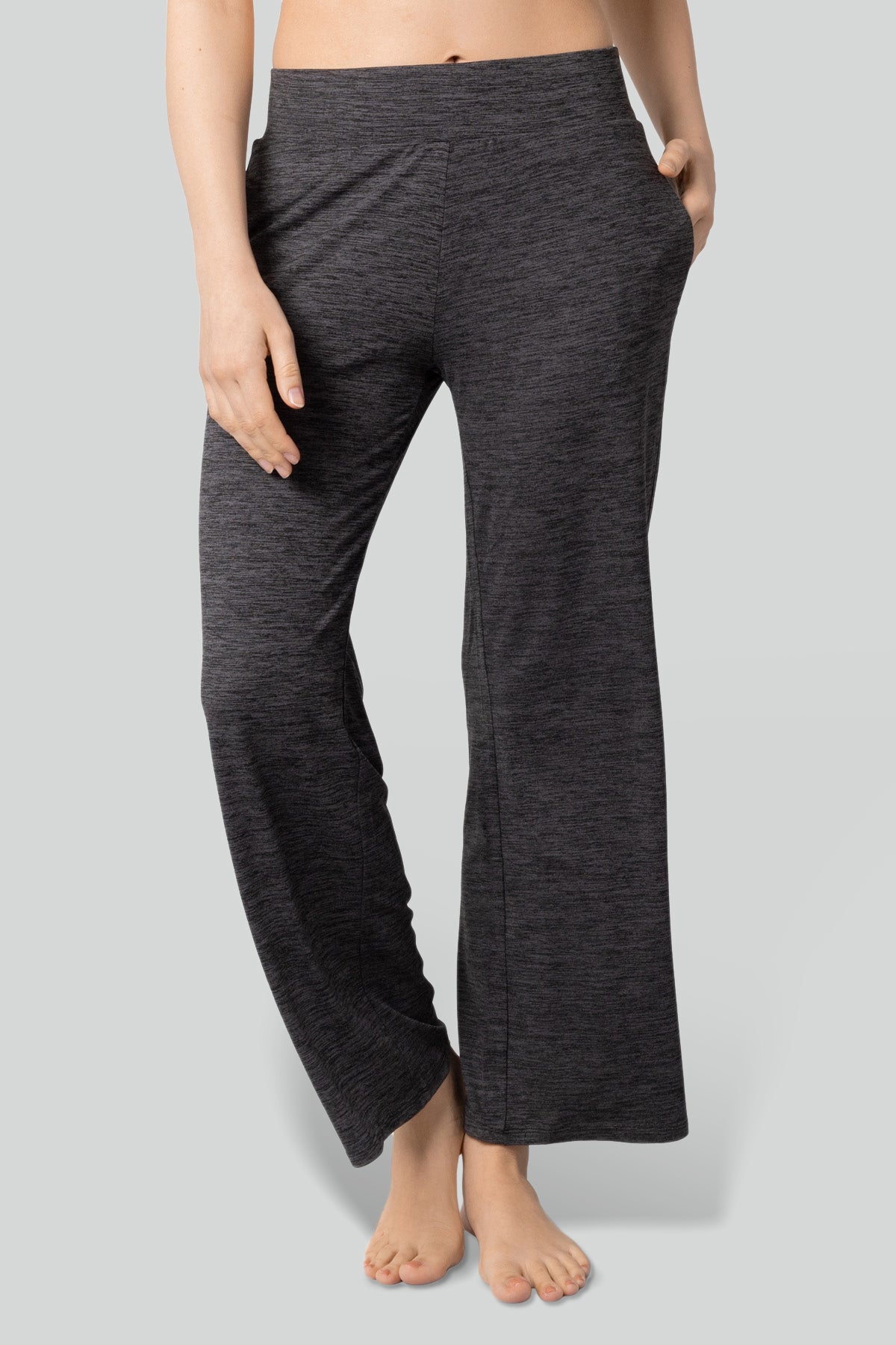 Pantalon large en tricot à enfiler