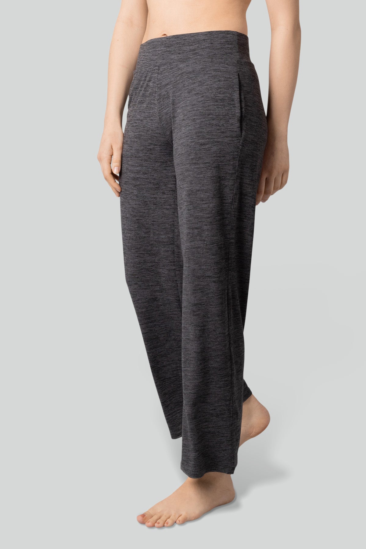 Pantalon large en tricot à enfiler