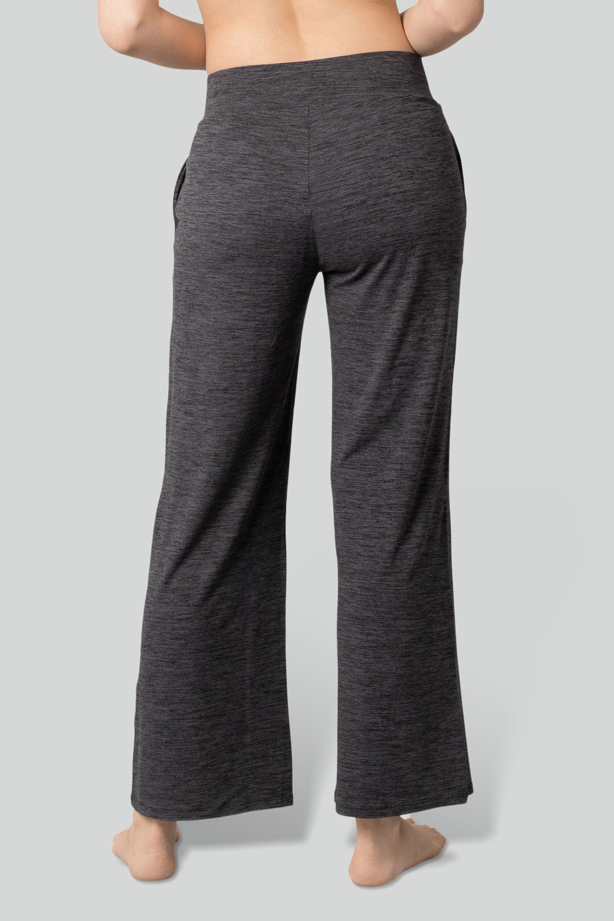 Pantalon large en tricot à enfiler