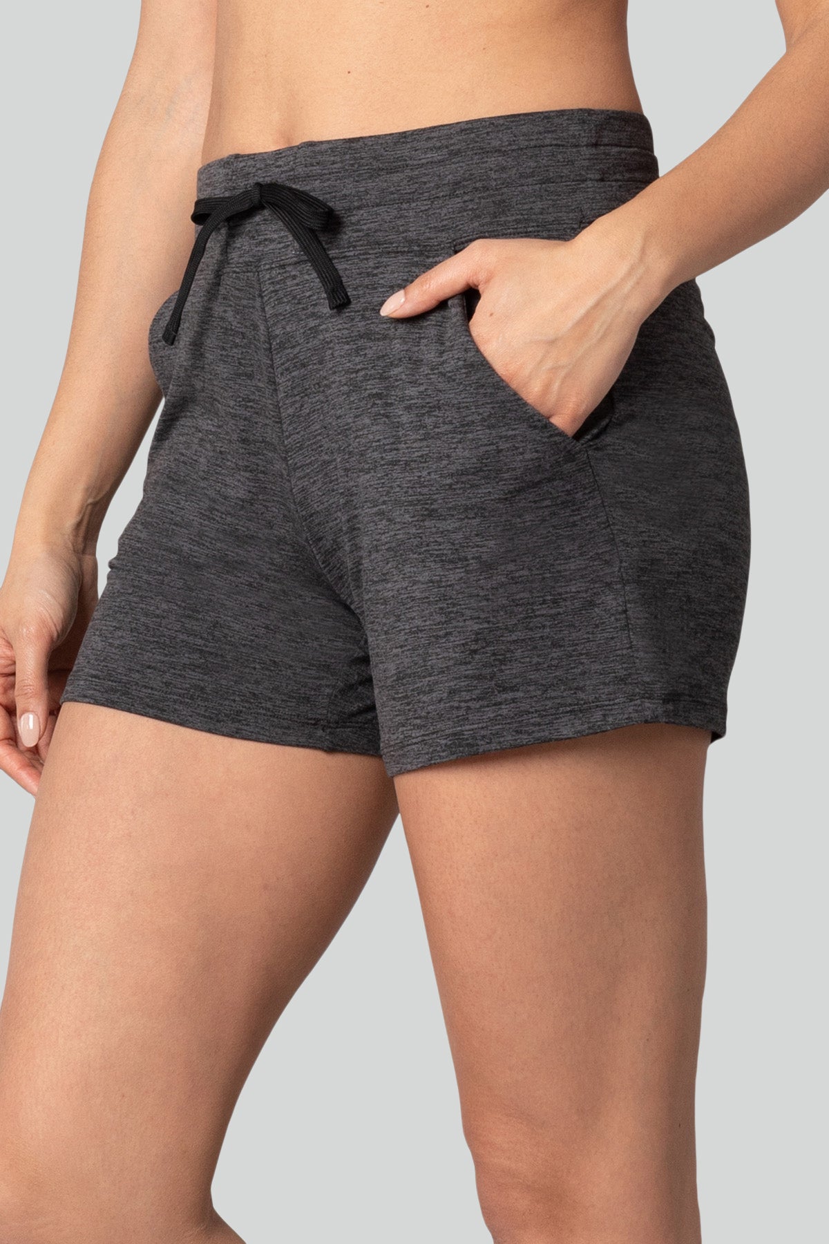 Short en tricot à enfiler avec cordon de serrage