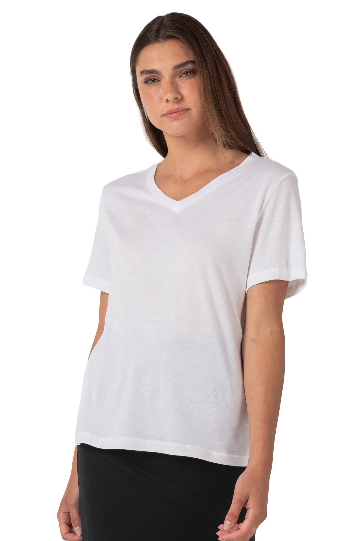 T-shirt Bliss à col en V et manches courtes