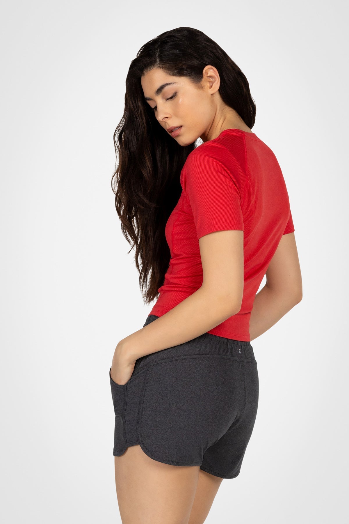 T-shirt côtelé SilkEase