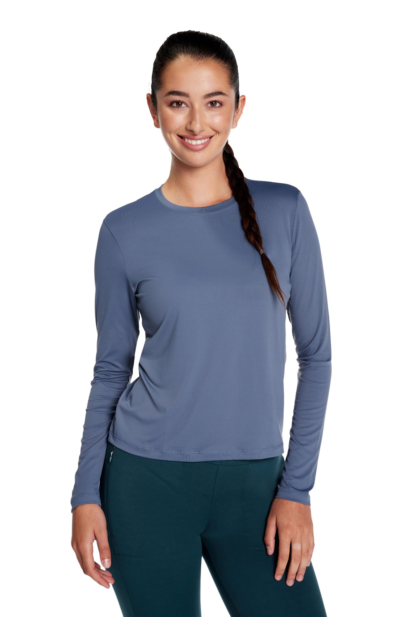 Kyodan Womens Willow Long-Sleeve Crewneck Top