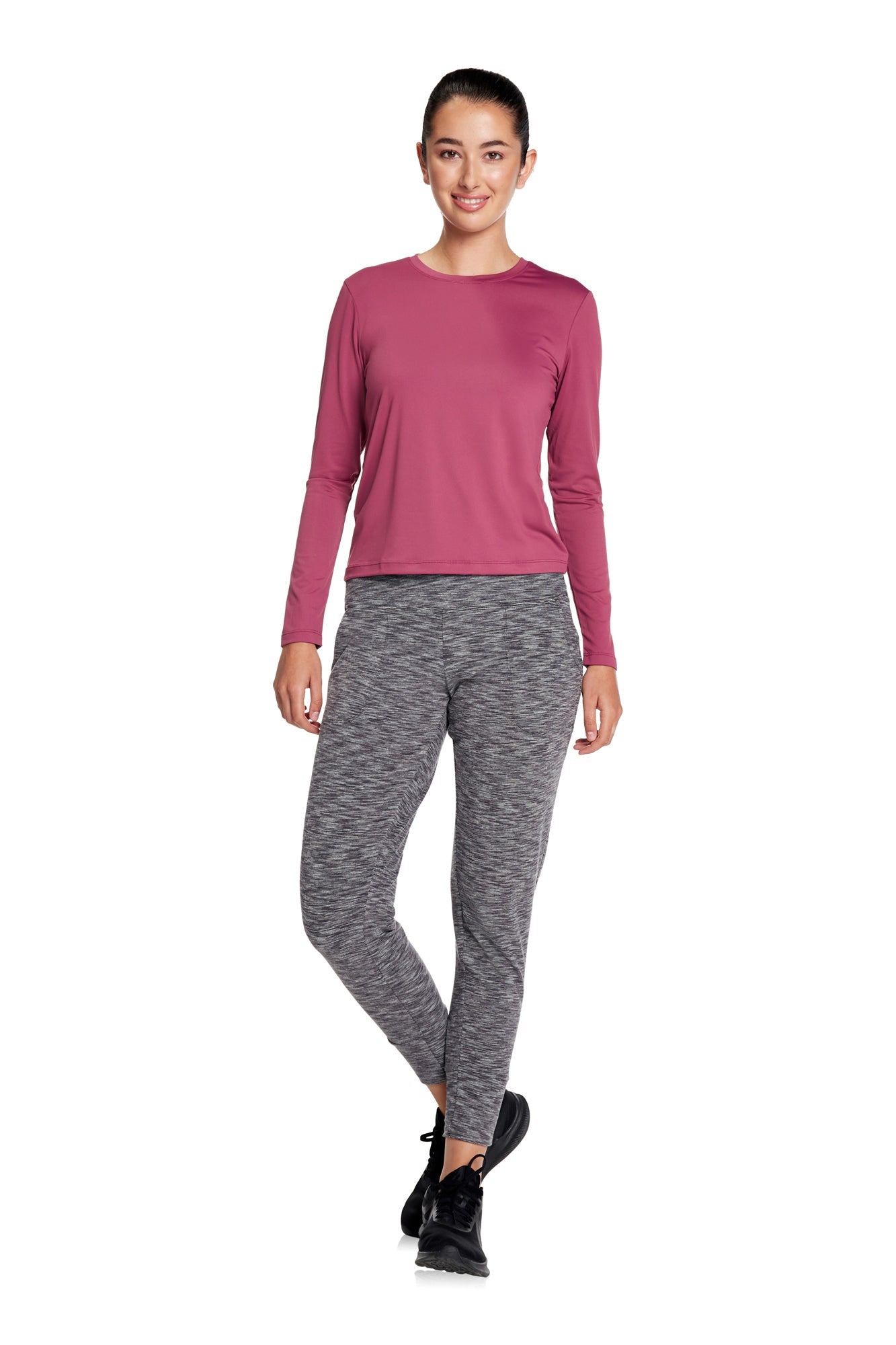 Kyodan Womens Willow Long-Sleeve Crewneck Top