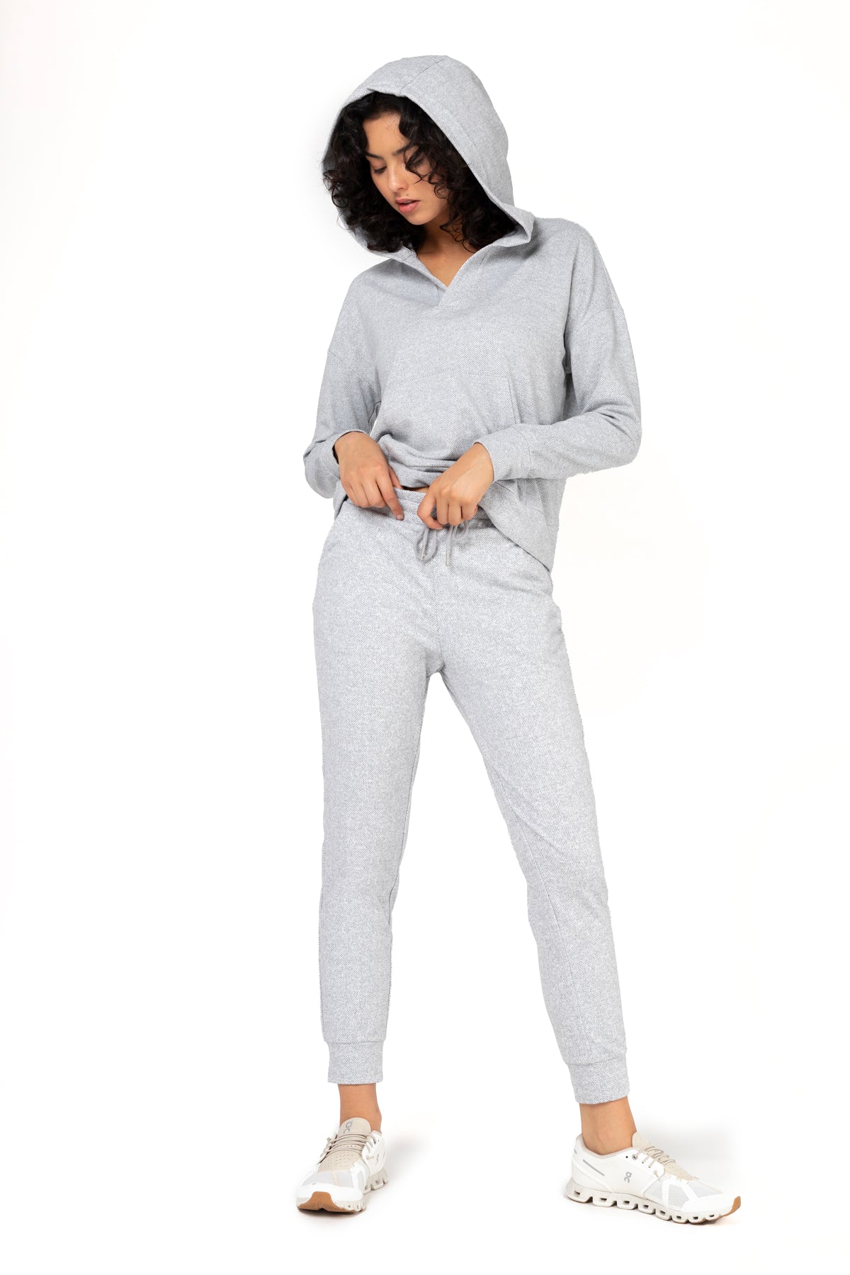 Pantalon de survêtement Alaska en jacquard brossé double