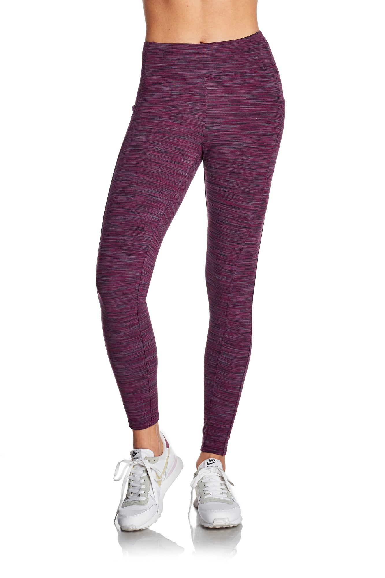 Space Dye High-Waist Double Brushed Leggings