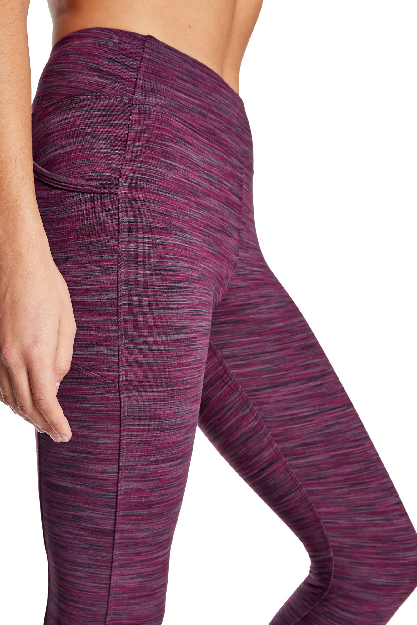 Space Dye High-Waist Double Brushed Leggings