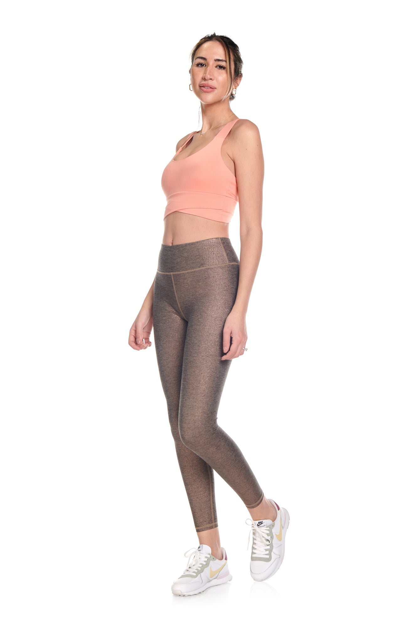 Allover Print Melange Moss Jersey Legging