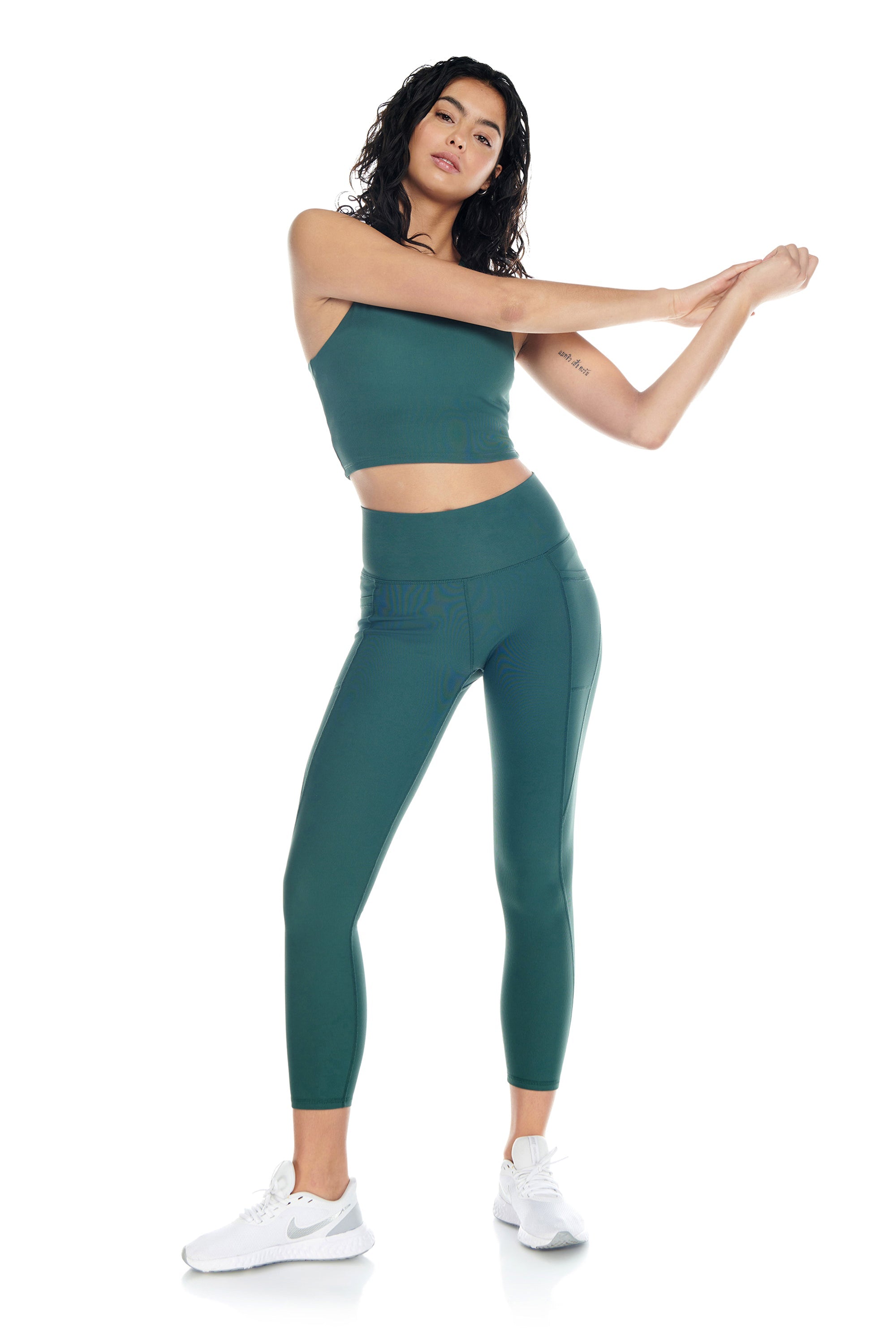 High Waist Ottoman Compression Legging