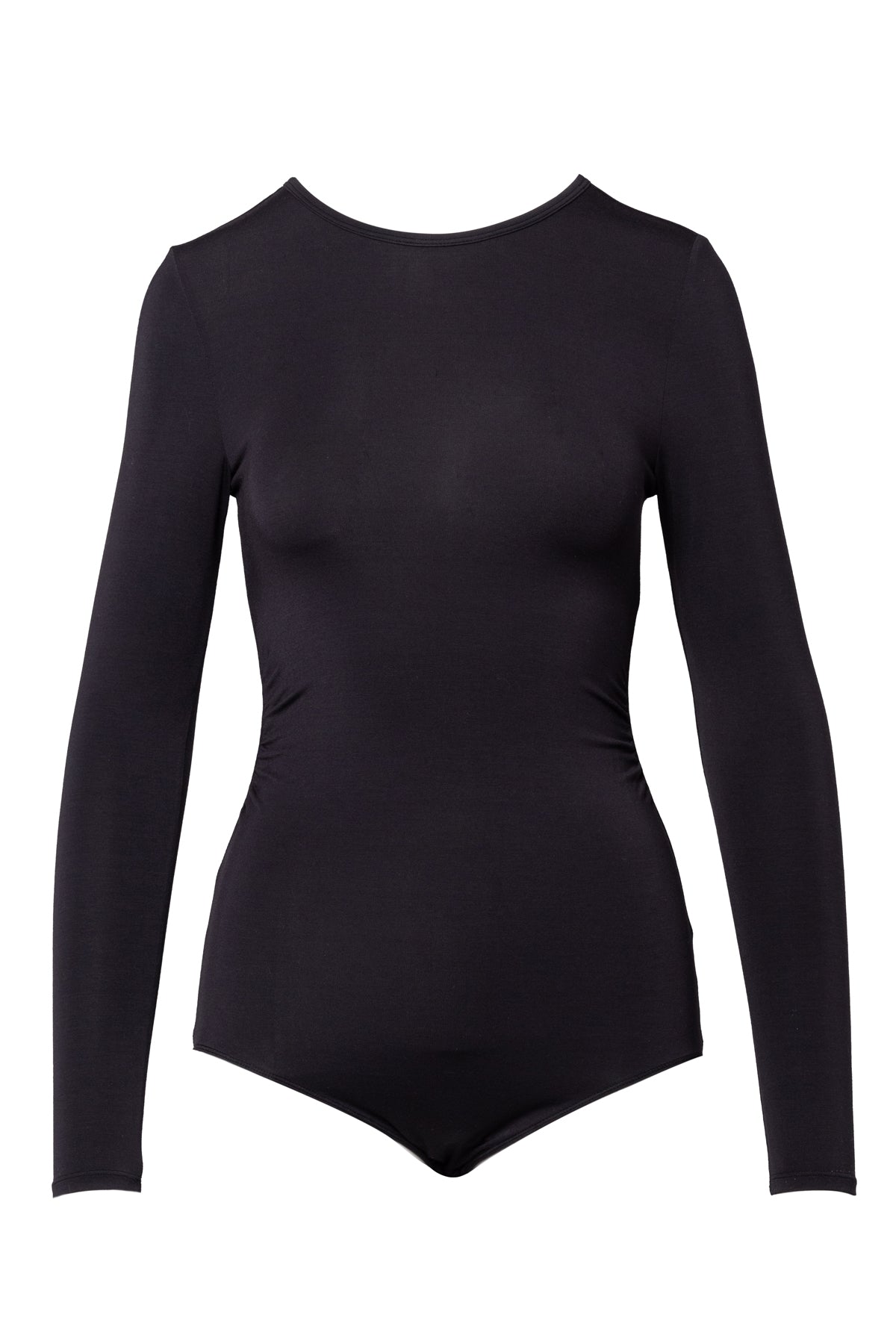 Judy Long Sleeve Crew Neck Full Back Bodysuit